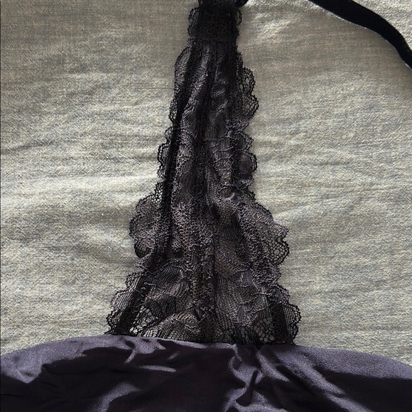 Navy Lace Racerback Bra - Picture 4 of 5